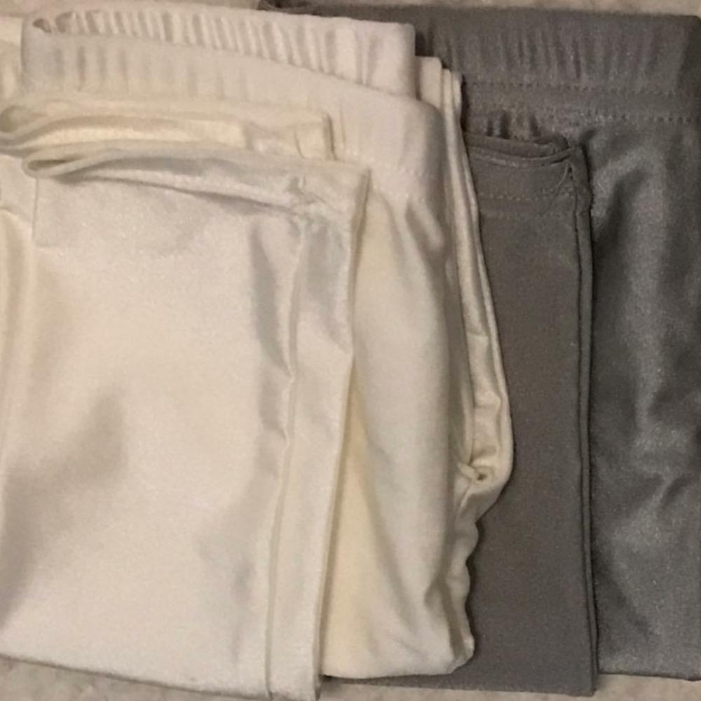 Girls Nylon Spandex Shimmery Stretch Pants - Picture 4 of 5
